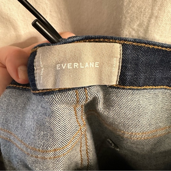 Everlane - High Rise Skinny Jean in Dark Indigo, 32 Ankle - Picture 6 of 15
